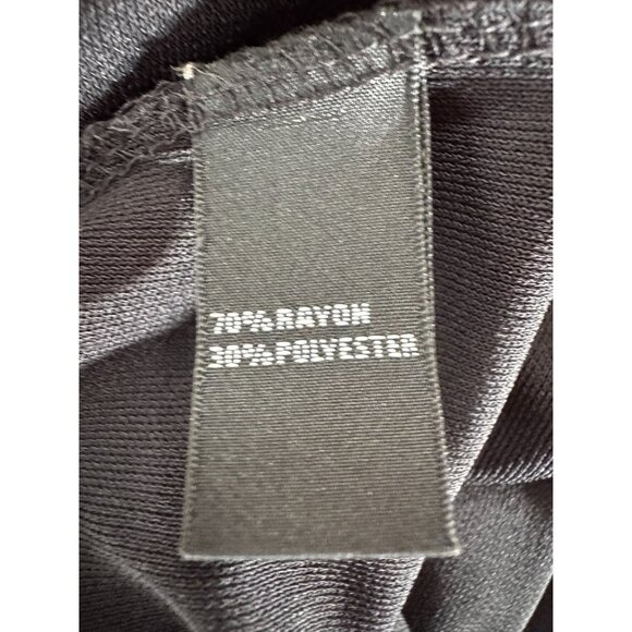 Josephine Chaus Black Embroidered Cardigan & Tank Set Rayon/Polyester S Made In - Picture 4 of 16